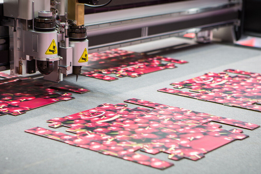 Knife cutting production bed