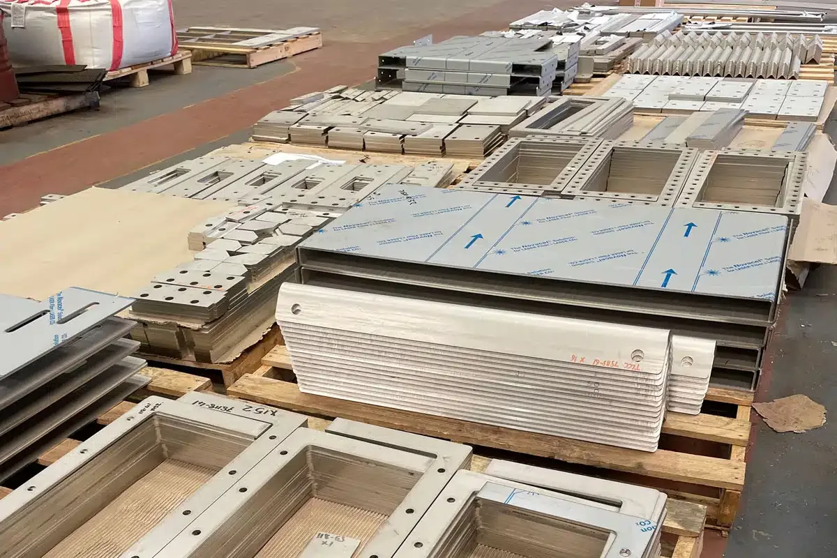 Mild steel cut sheet components