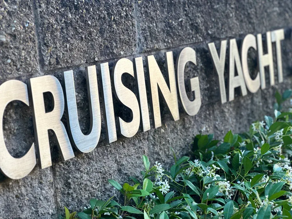 Metal letters and signage parts